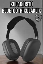 P9 Plus Hi-fi Ses Kalitesi Ayarlanabilir Mikrofonlu Bluetooth Kulaklık Siyah - Görsel 2