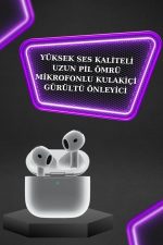 3.Nesil TWS Bluetooth Kulaklık Bluetooth Bağlantılı Akıllı Saat Amoled Ekran Plastik Hasır Kordon - Görsel 3