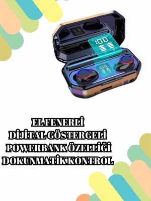 2025 Model Çok Kordonlu Akıllı Saat ve Bluetooth Kulaklık El Fenerli