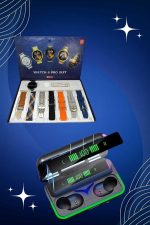 Powerbank Bluetooth Kulaklık Ve Akıllı Saat 7 Kordonlu Metal Kordon Plastik Kordon - Görsel 4