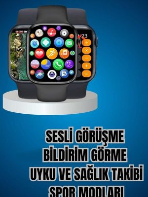 Kaliteli Akıllı Saat ve Kaliteli Bluetooth Kulaklık ANC Özelliği Uzun Pil Ömrü