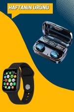 Kaliteli Akıllı Saat ve Kaliteli Bluetooth Kulaklık ANC Özelliği Uzun Pil Ömrü - Görsel 5