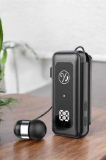 Kablolu Bluetooth Kulaklık Kulak İçi Stereo Mikrofonlu Dijital Göstergeli