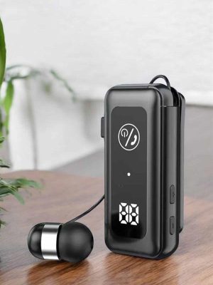 Kablolu Bluetooth Kulaklık Kulak İçi Stereo Mikrofonlu Dijital Göstergeli