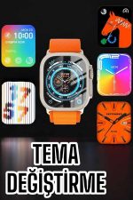 Akıllı Saat Uyku ve Spor Takibi Yeni Nesil Bluetooth Bağlantılı Amoled Ekran - Görsel 4