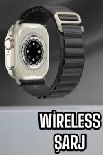 Bluetooth Bağlantılı Akıllı Saat Tüm Telefonlara Uyumlu Değiştirilebilir Kordon - Görsel 4