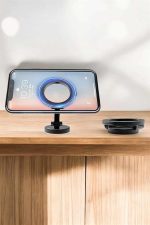 Telefon Tutucu Tüm Arabalara Uyumlu Araç İçi Katlanabilir Manyetik Tasarım - Görsel 3