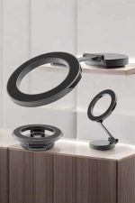 Yeni Nesil Araç İçi Mıknatıslı Telefon Tutacağı Tüm Telefonlara Uyumlu - Görsel 5