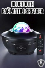 Yıldızlı gökyüzü Projektörü Uzaktan kumandalı Çocuklara Özel Şarjlı - Görsel 2