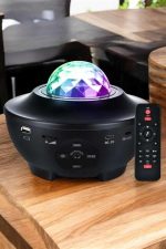 Yıldızlı gökyüzü Projektörü Uzaktan kumandalı Çocuklara Özel Şarjlı - Görsel 4