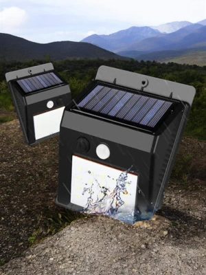 Solar Lamba Giriş, Bahçe Yol Avlu Hareket Sensörlü Led Parlak Gece Su Geçirmez