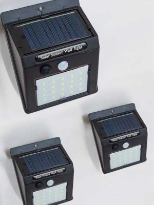 Güneş Enerjili Bahçe Lambası Solar Gece Aydınlatma Sensörlü Lamba