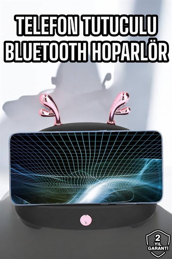 Compressed by jpeg-recompress Yeni Nesil Akıllı Hoparlör Telefon Tutacağı Uzun Pil Ömrü Yüksek Ses Kaliteli - Görsel 2