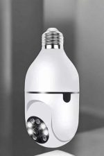 Ampul Görünümlü Güvenlik Kamerası Duylu Wifi Kamerası Dönebilen - Görsel 4