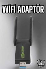 Wifi Adaptör Çift Bantlı Kablosuz Wifi Adaptörü - Görsel 2
