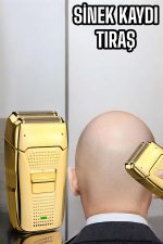 Tıraş Makinesi Paslanmaz Çelik Şarjlı Taşınabilir - Görsel 3