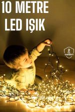 Gün Işığı 10 Metre Led Işık Şerit Led Süsleme Parti Malzemesi - Görsel 2