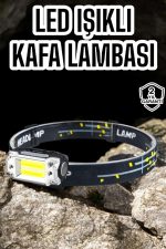 Kamp Feneri Balıkçı Feneri Başlıklı Suya Dayanıklı Kafa Lambası - Görsel 2