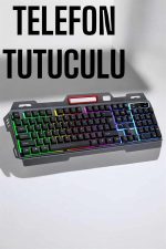 Led Işıklı Oyuncu Klavye Usb Girişli RGB Işıklı Q Klavye Mouse Hediyeli - Görsel 5