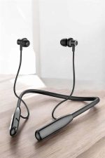 Boyun Askılı Bluetooth Kulaklık Uzun Şarj Süreli Dijital Göstergeli Kablolu - Görsel 5