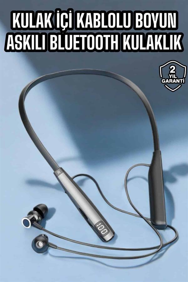 Compressed by jpeg-recompress Boyun Askılı Bluetooth Kulaklık Uzun Şarj Süreli Dijital Göstergeli Kablolu - Görsel 2