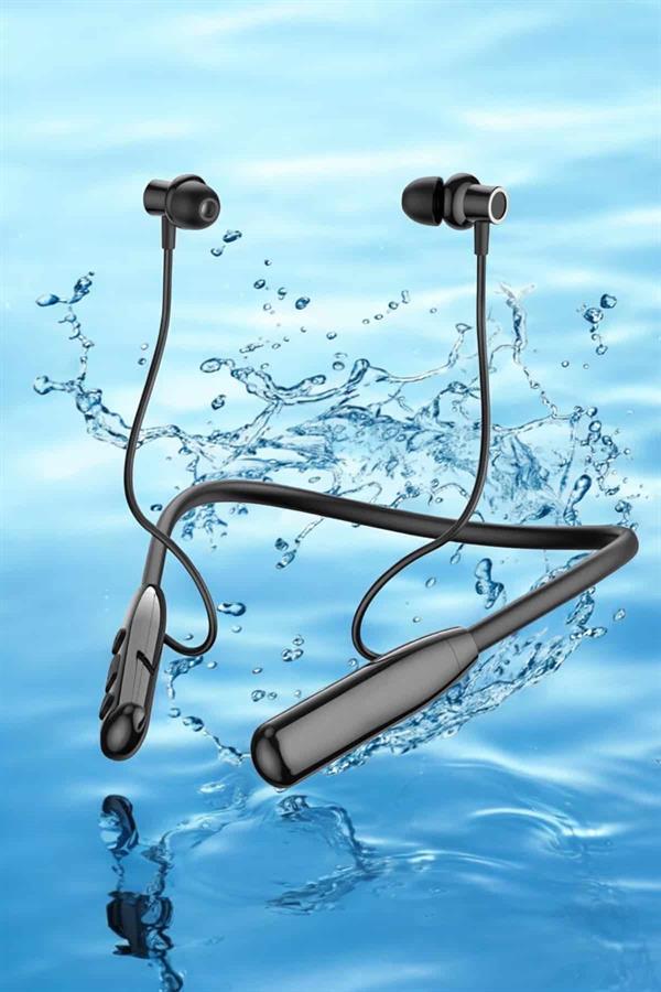 Compressed by jpeg-recompress Dijital Göstergeli Kulak İçi Kablosuz Bluetooth Kulaklık Boyun Bantlı - Görsel 4