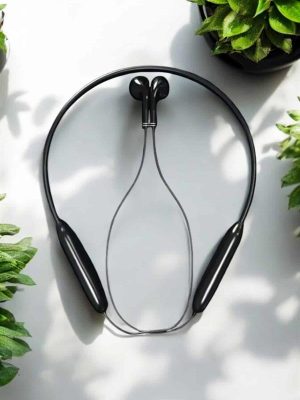 Kablolu Boyun Askılı Dijital Göstergeli Bluetooth Kulaklığı 60 Saat