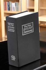 Gizli Kasa İngilizce Sözlüğü Kitap Görünümlü Anahtarlı Gizli Mini Çelik Kasa Kilitli