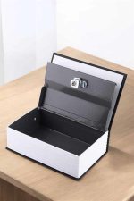 Büyük Boy Anahtarlı Kitap Görünümlü Gizli Kasa Çelik Kasa Altın Kasası - Görsel 4