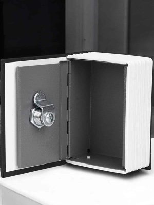 Gizli Kasa Kitap Görünümlü Anahtarlı Çelik Mini Kasa