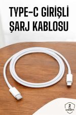 Iphone İOS Uyumlu Hızlı Şarj Kablosu Type C To Lightning 12 13 14 15 Pro Max - Görsel 2