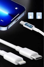 Iphone İOS Uyumlu Hızlı Şarj Kablosu Type C To Lightning 12 13 14 15 Pro Max - Görsel 3