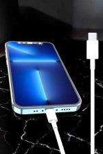 Iphone Uyumlu İOS Uyumlu Lightning Hızlı Şarj Tye C Lightning Şarj Kablosu - Görsel 3