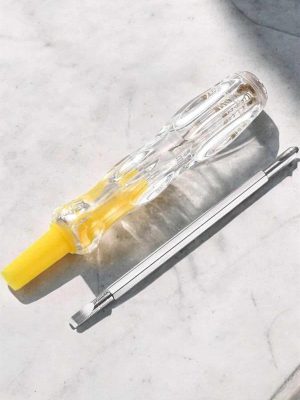 Çift Taraflı Elektrik Kontrol Kalemi Şeffaf Tornavida