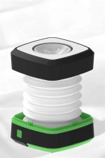 Katlanabilir Kamp Lambası Solar Fener Görünümlü 3 Kademeli Şarjlı - Görsel 4