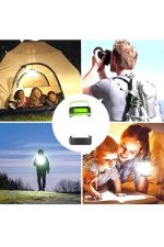 Katlanabilir Kamp Lambası Solar Fener Görünümlü 3 Kademeli Şarjlı - Görsel 5