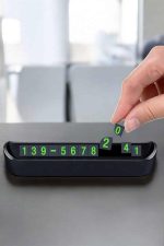 Araba Park Numaratörü Araç İçi Numaralık Değiştirilebilir Çevirmeli Mini - Görsel 3