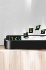 Numaralık Araç İçi Araba Araç Park Numaratör Telefon Numarası Yazma - Görsel 4