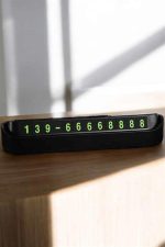 Araç İçi Numaratör Numaralık Torpido Üstü Açılır Kapanır Telefon Numarası Bırakma