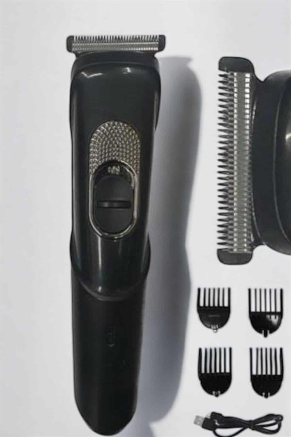 Compressed by jpeg-recompress Saç Sakal Lazer Epilasyon Öncesi Tüy Kısaltma Makinesi Unısex 4 Taraklı - Görsel 4