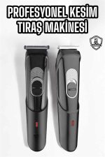 Saç Sakal Lazer Epilasyon Öncesi Tüy Kısaltma Makinesi Unısex 4 Taraklı - Görsel 2