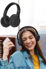 Kulak Üstü Kablosuz Bluetooth Kulaklık Gürültü Önleyici Uzun Şarj Süreli - Görsel 3