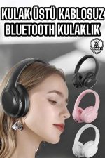 Kablosuz Bluetooth Kulaklık ANC/ENC Destekli Kulak Üstü Yüksek Ses Kaliteli - Görsel 2