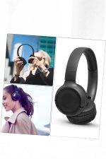 Kulak Üstü Kablosuz Bluetooth Kulaklık Gürültü Önleyici Ayarlanabilir - Görsel 3