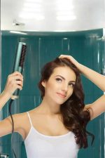 Üflemeli Fön Tarak Düzleştirici Seramik Kaplama Elektriklenme Karşıtı - Görsel 5