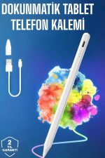 Tablet Kalemi iOS Android Windows Uyumlu Yedek Uçlu Universal Çizim Kalemi - Görsel 2