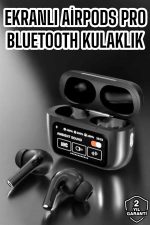 Yeni Nesil Bluetooth Kulaklık Ekranlı Yüksek Ses Kaliteli Uzun Şarj Süreli - Görsel 2