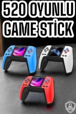 Game Stick Oyun Konsolu 520 Oyunlu Retro Oyunlu Led Ekran - Görsel 2