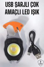 El Feneri Acil Işık Seti Tornavida Düdük Kapak Açma Kamp Lambası - Görsel 4