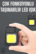 Kamp Işığı Çok Fonksiyonlu Taşınabilir Anahtarlık Kapak Açma Manyetik Özelliği - Görsel 3